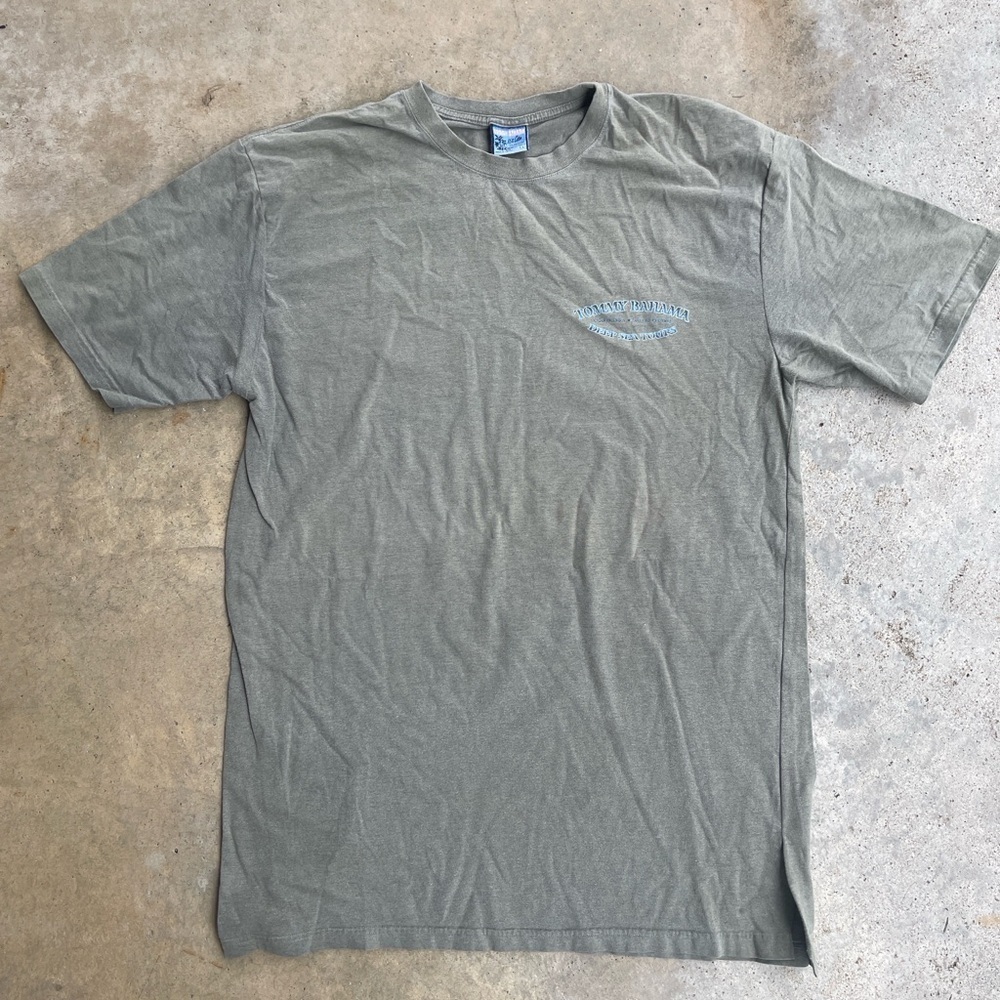 Tommy Bahama Shirt Mens X-Large Deep Sea Tours Cigar Bar Crewneck Cotton Tee